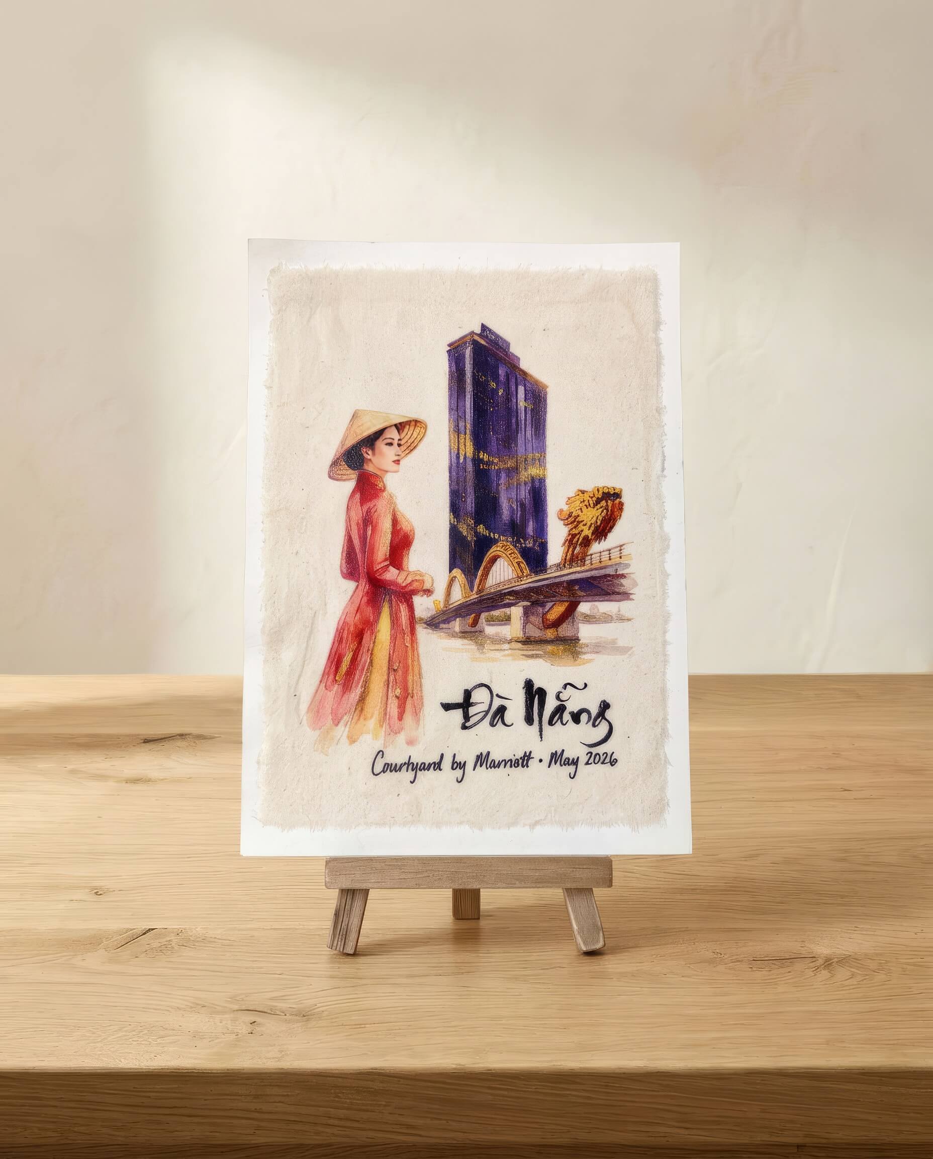 Dó paper tourism gift — presentation